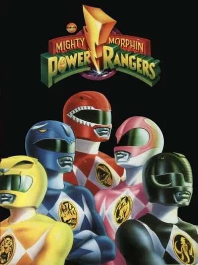 Capa de Mighty Morphin Power Rangers para Mega Drive